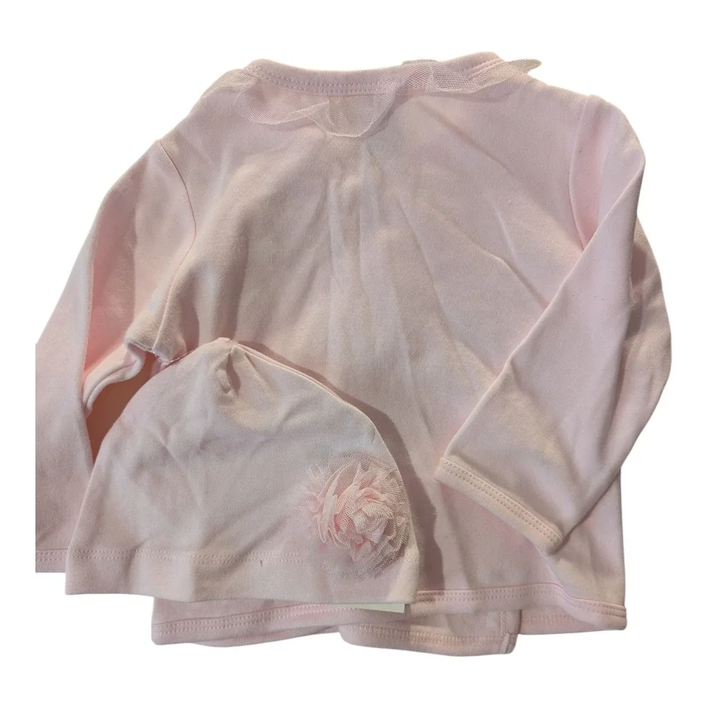 BBC-1 First Impressions‎ 2pc Girls Outfit-Take me Home Set Size 6-9m Pink Pearl